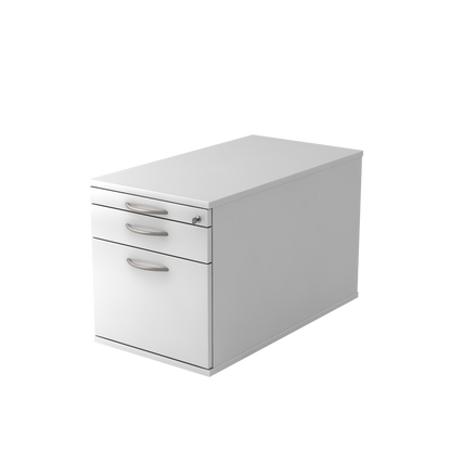 MC MyContainer mit Bogengriffen und Hängeregister - Weiss - 6014788