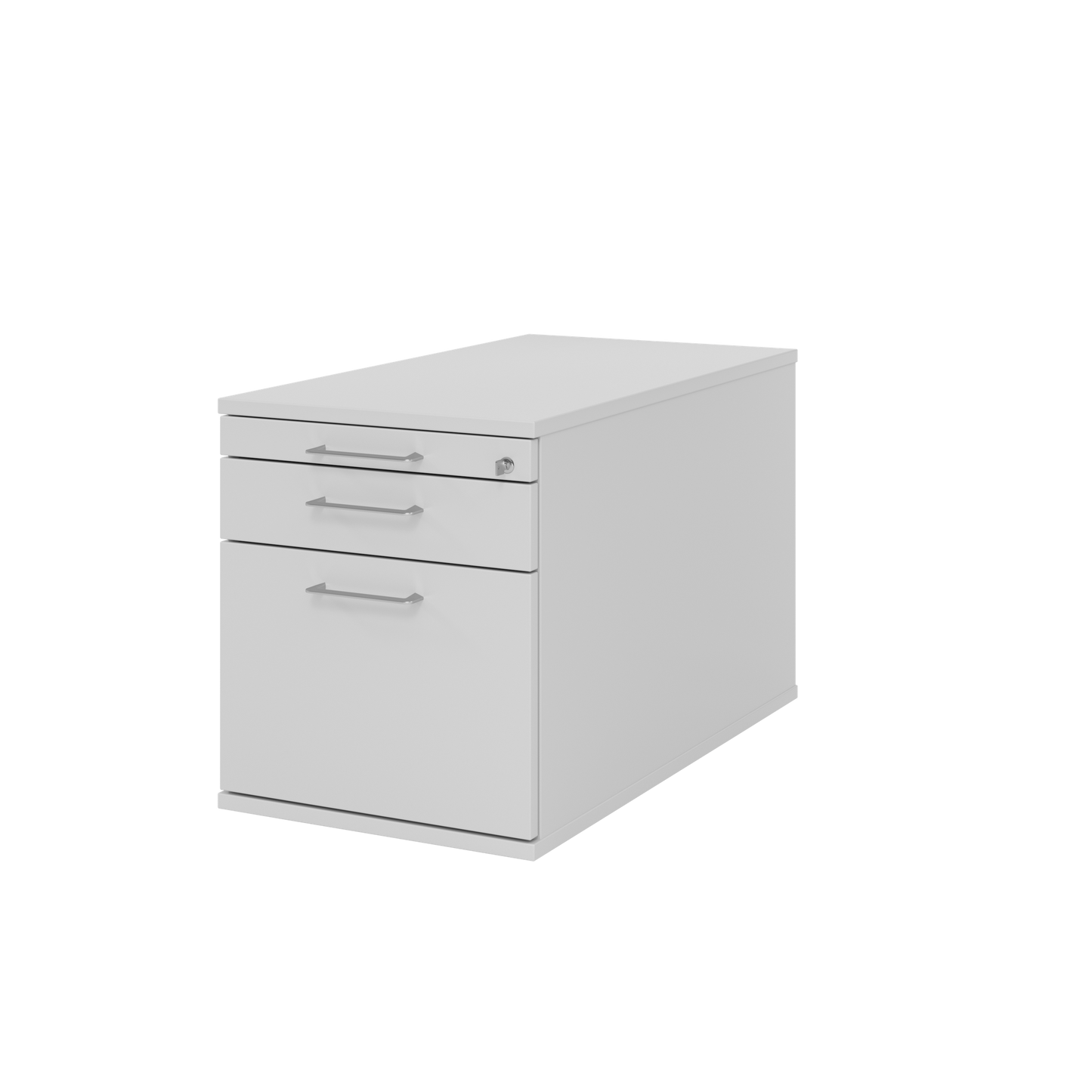 MC MyContainer mit Flachgriffen und Hängeregister - Grau - 6014791