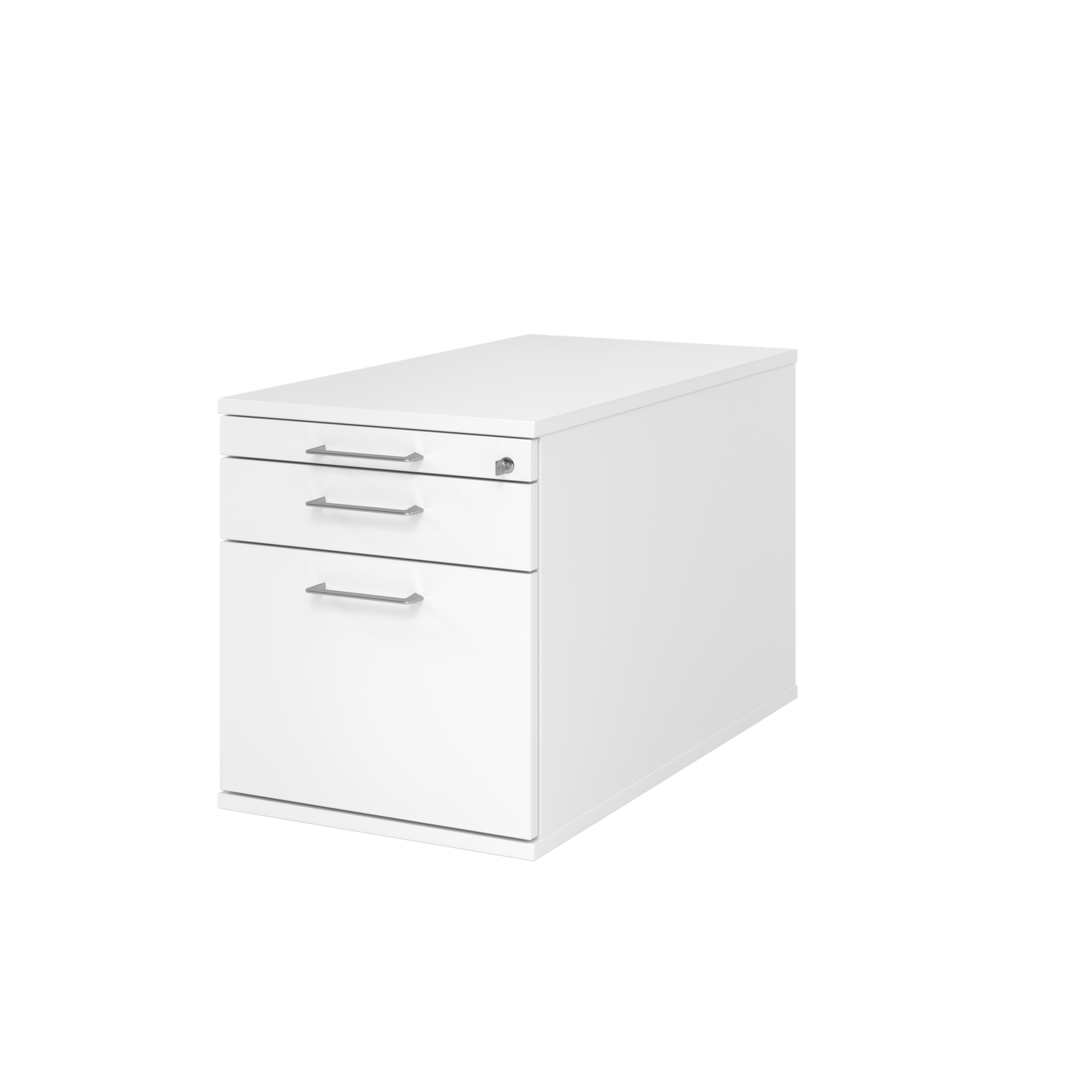 MC MyContainer mit Flachgriffen und Hängeregister - Weiss - 6014792