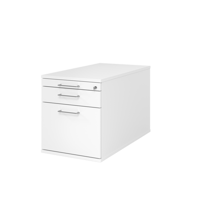 MC MyContainer mit Flachgriffen und Hängeregister - Weiss - 6014792