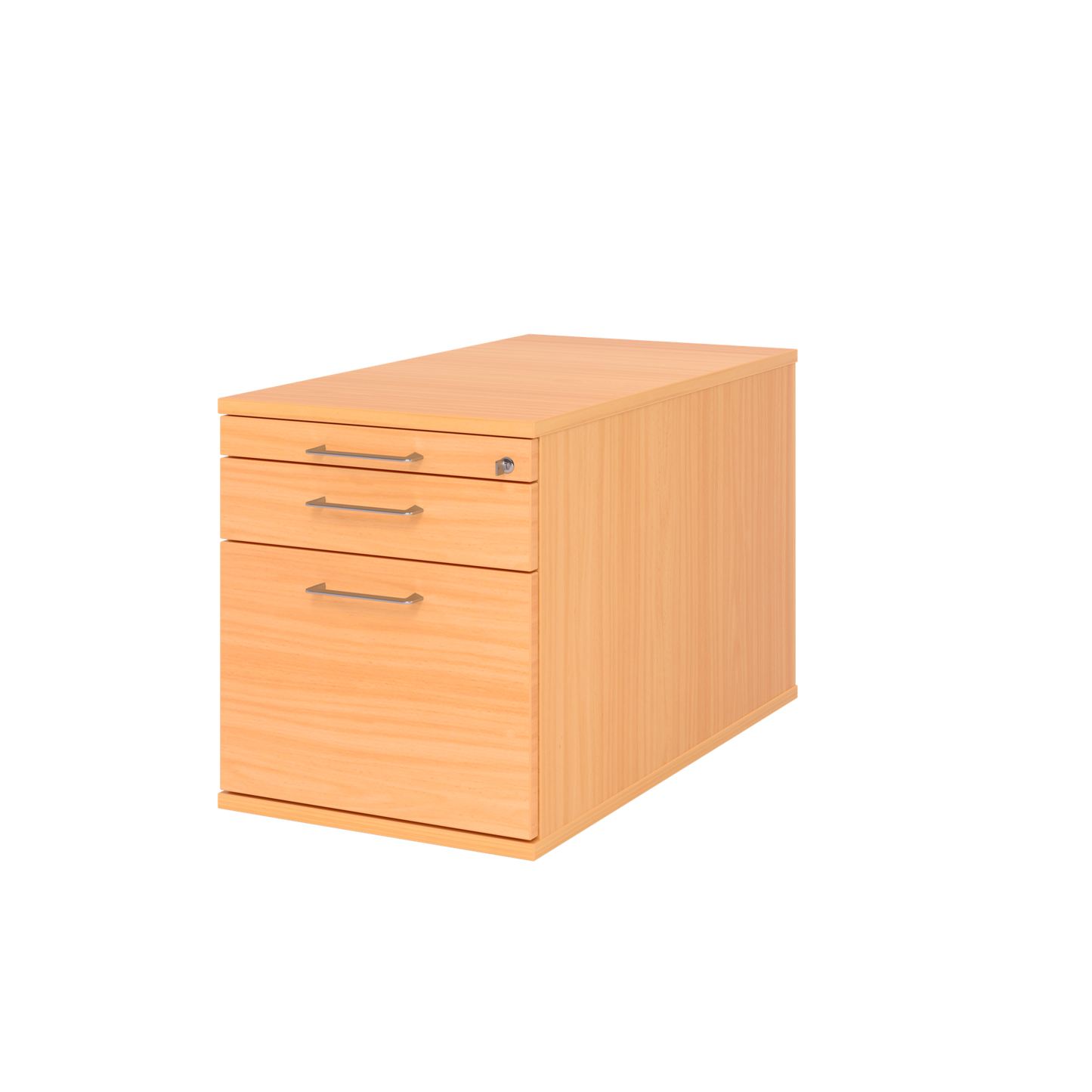 MC MyContainer mit Flachgriffen und Hängeregister - Buchendekor - 6014793