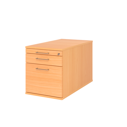 MC MyContainer mit Flachgriffen und Hängeregister - Buchendekor - 6014793