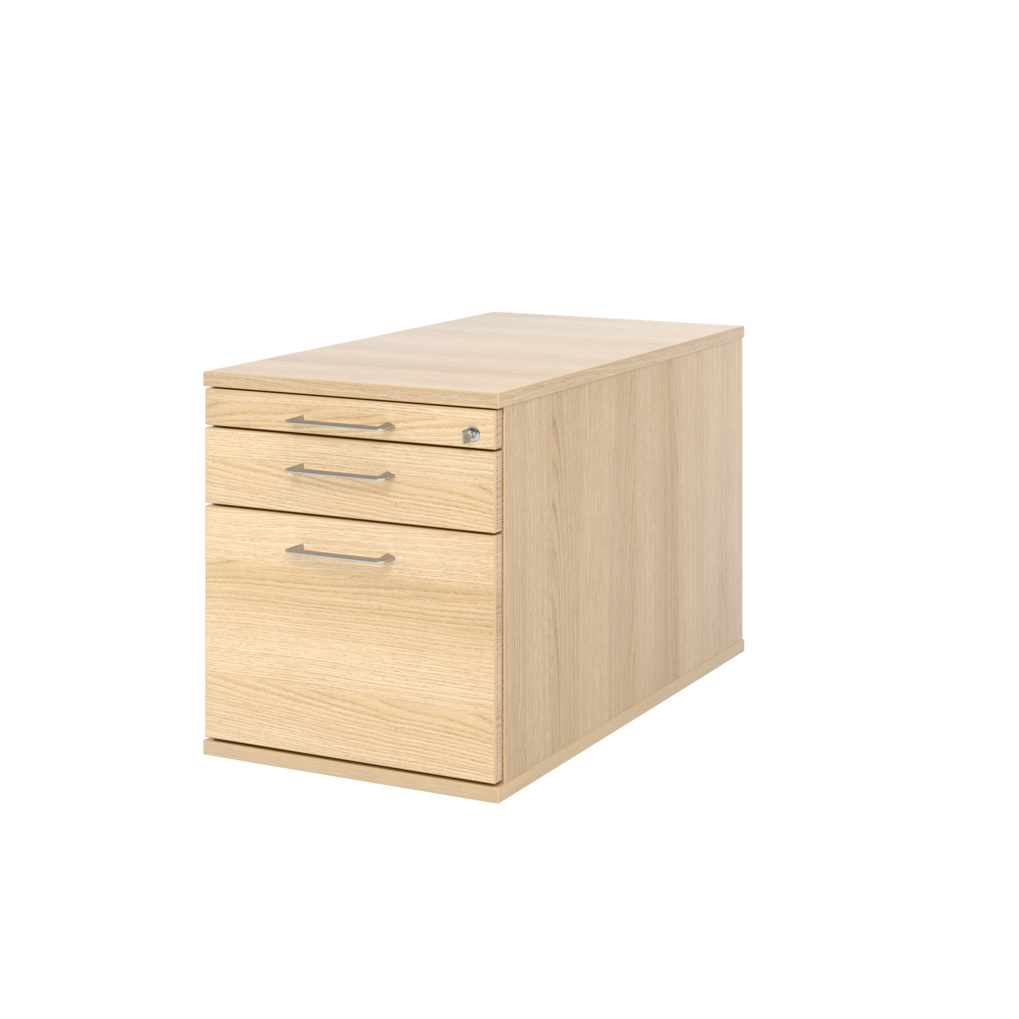 MC MyContainer mit Flachgriffen und Hängeregister - Eichendekor - 6014795