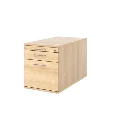 MC MyContainer mit Flachgriffen und Hängeregister - Eichendekor - 6014795