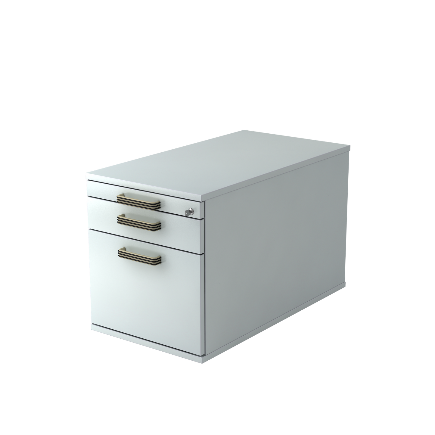 MC MyContainer mit Streifengriffen und Hängeregister - Grau - 6014803