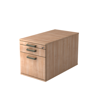 MC MyContainer mit Streifengriffen und Hängeregister - Nussbaumdekor - 6014805