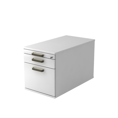 MC MyContainer mit Streifengriffen und Hängeregister - Weiss - 6014806