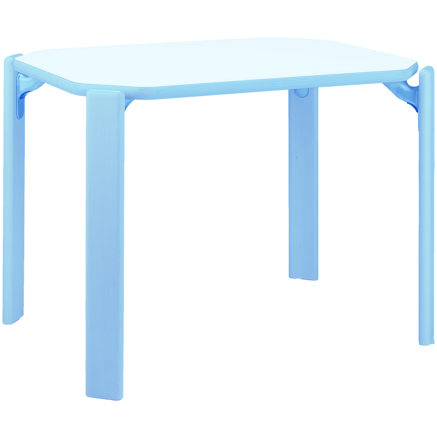 Rey Junior Kindertisch rechteckig Pastellblau - 6015415