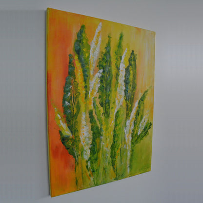 Feuerblume - Gemaltes Bild von links - 6017429