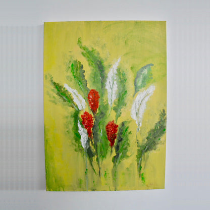 Gemaltes Bild - Verträumter Blumenstrauss - 6017430