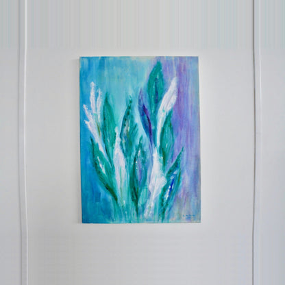 Gemaltes Bild - Unterwasser Blume Stilfoto - 6017431