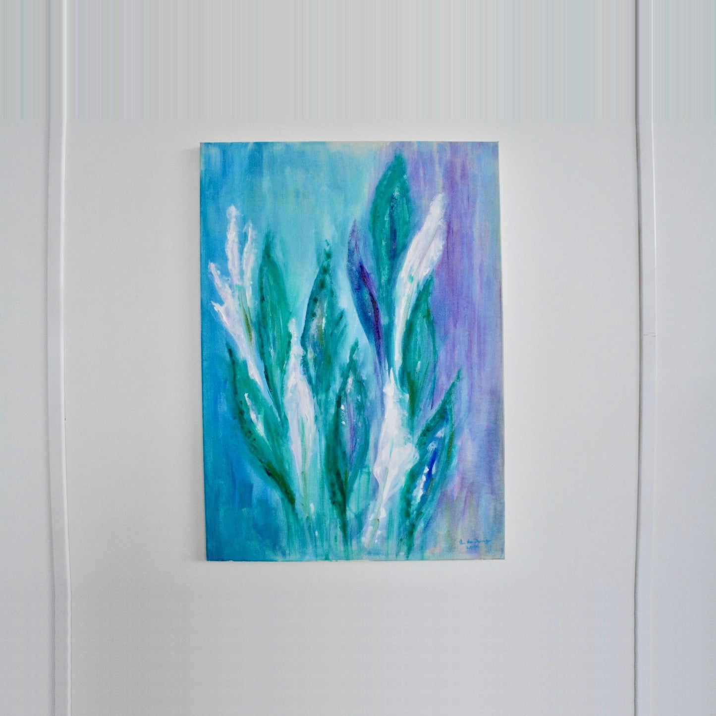 Gemaltes Bild - Unterwasser Blume Stilfoto - 6017431