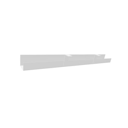 Narbutas Kabelwanne für Easy Schreibtisch in weiss mit Verschraubung - 6019004