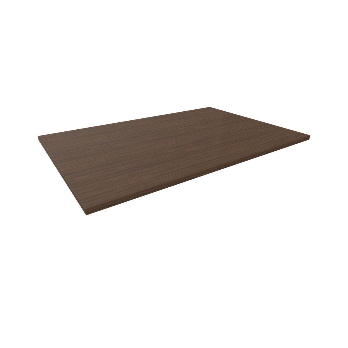 MC Tischplatte 1200 x 800 mm - Walnussdekor dunkel mit Struktur - 6019016