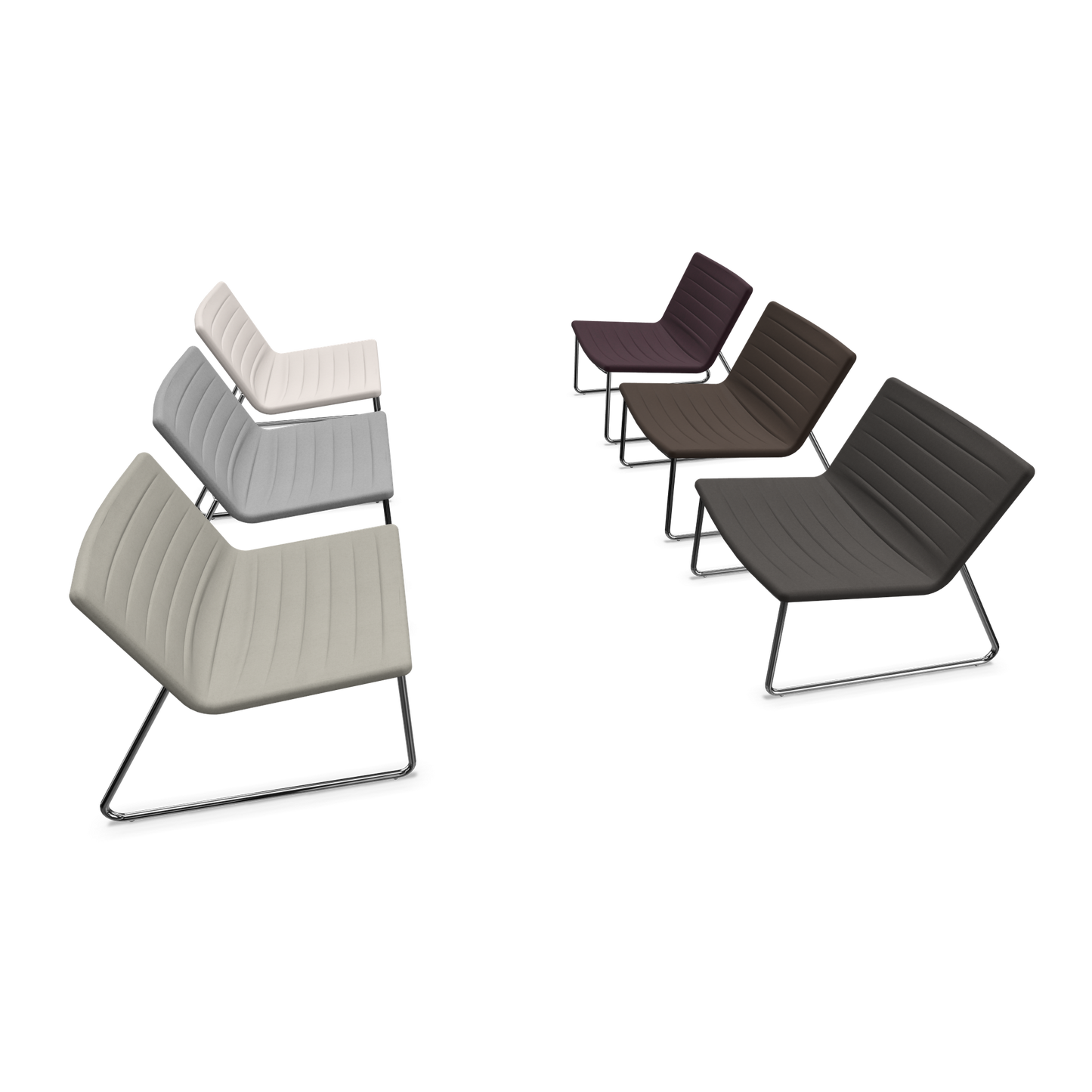 Narbutas Vegas Lounge Chair - gesteppt - Farbvarianten Bild 2 - 6019023