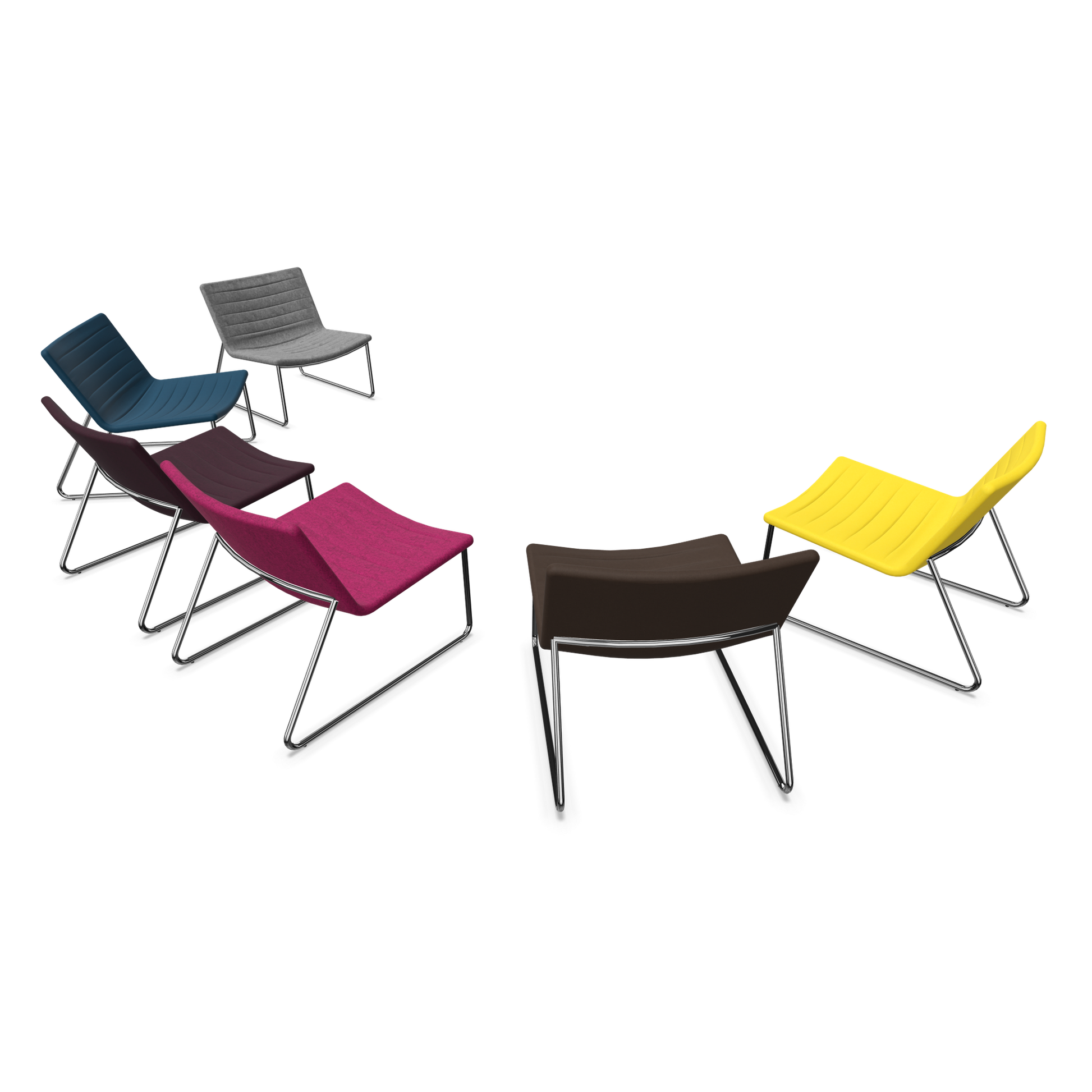 Narbutas Vegas Lounge Chair - gesteppt - Farbvarianten Bild 4 - 6019023
