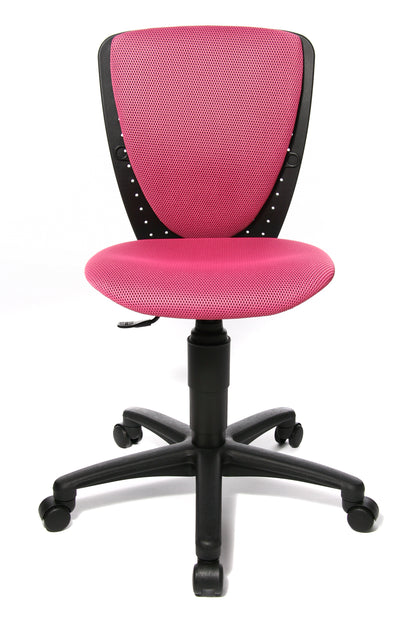 Topstar High S'Cool 3 Bürodrehstuhl Pink mit schwarzem Fusskreuz - 6019063