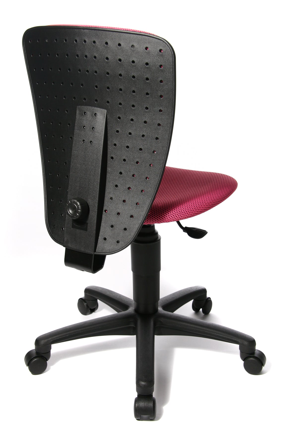 Topstar High S'Cool 3 Bürodrehstuhl Pink seitliche Ansicht von hinten - 6019063