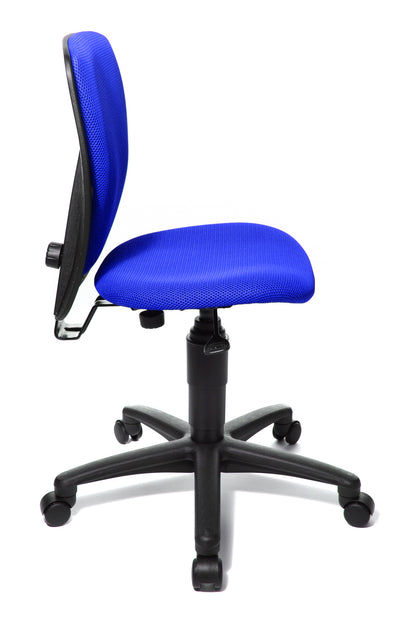 Topstar High S'Cool 3 Bürodrehstuhl Blau mit Rückenlehne - 6019067