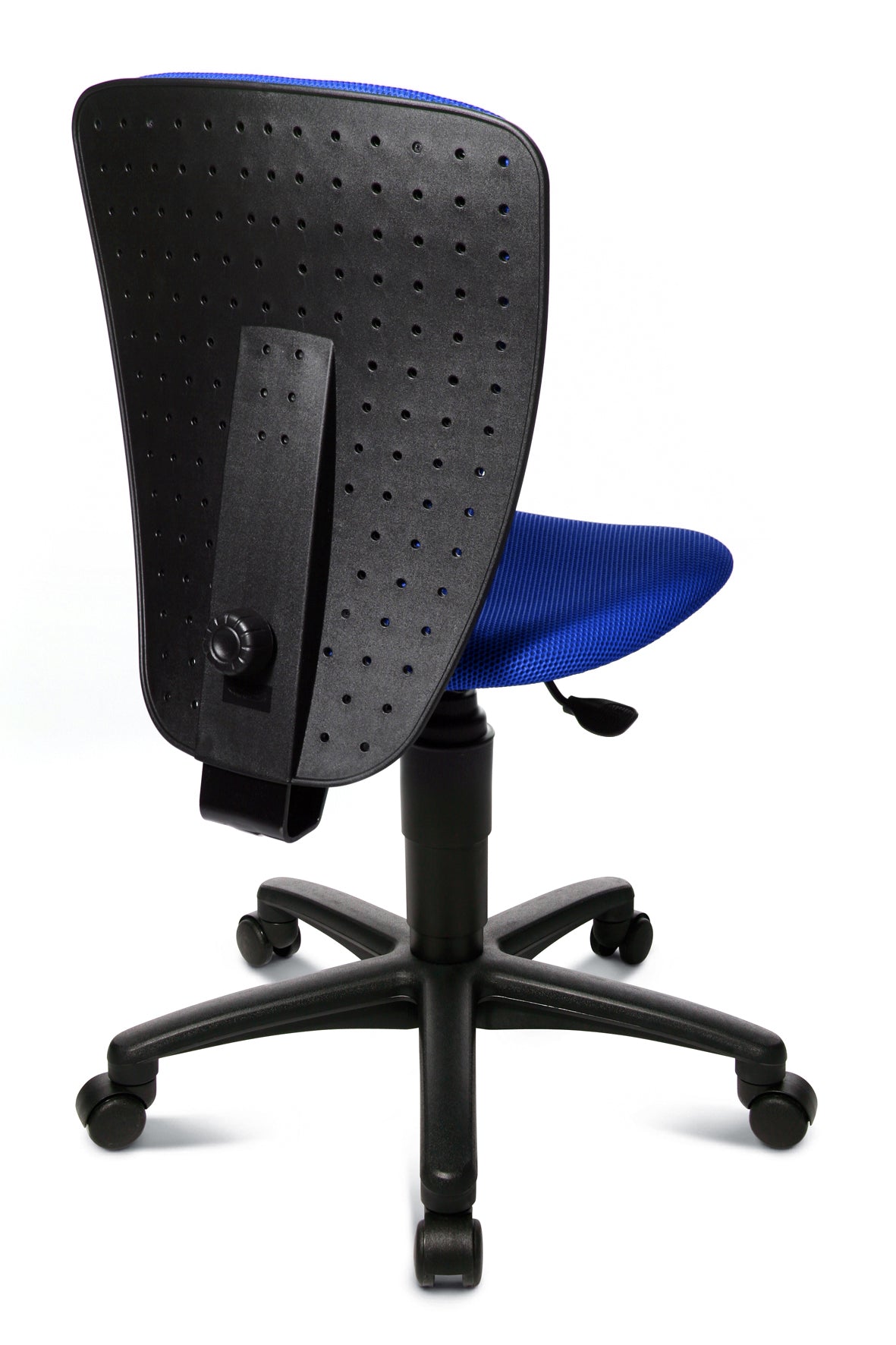 Topstar High S'Cool 3 Bürodrehstuhl Blau seitliche Ansicht von hinten - 6019067