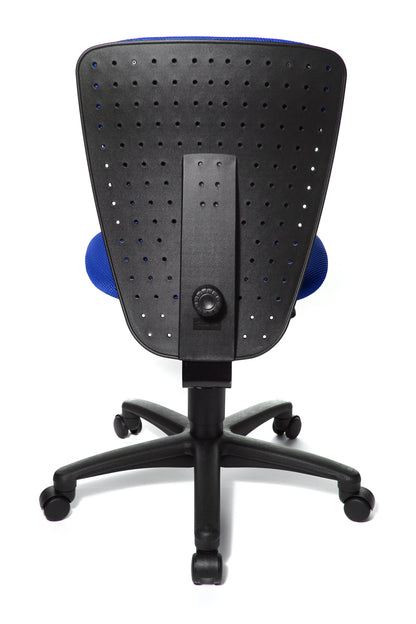 Topstar High S'Cool 3 Bürodrehstuhl Blau Ansicht von hinten - 6019067