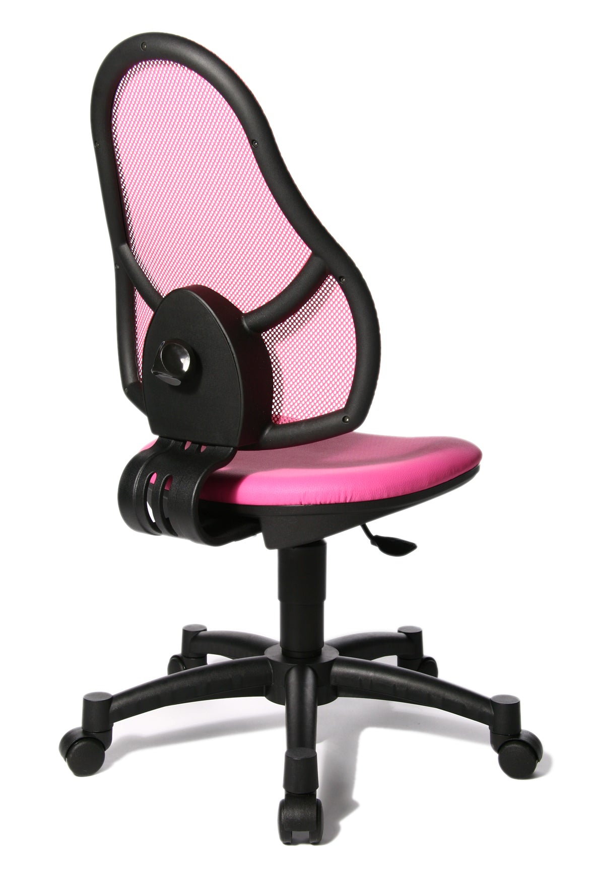 Topstar Open Art Junior Bürodrehstuhl Pink Ansicht von schräg hinten - 6019068