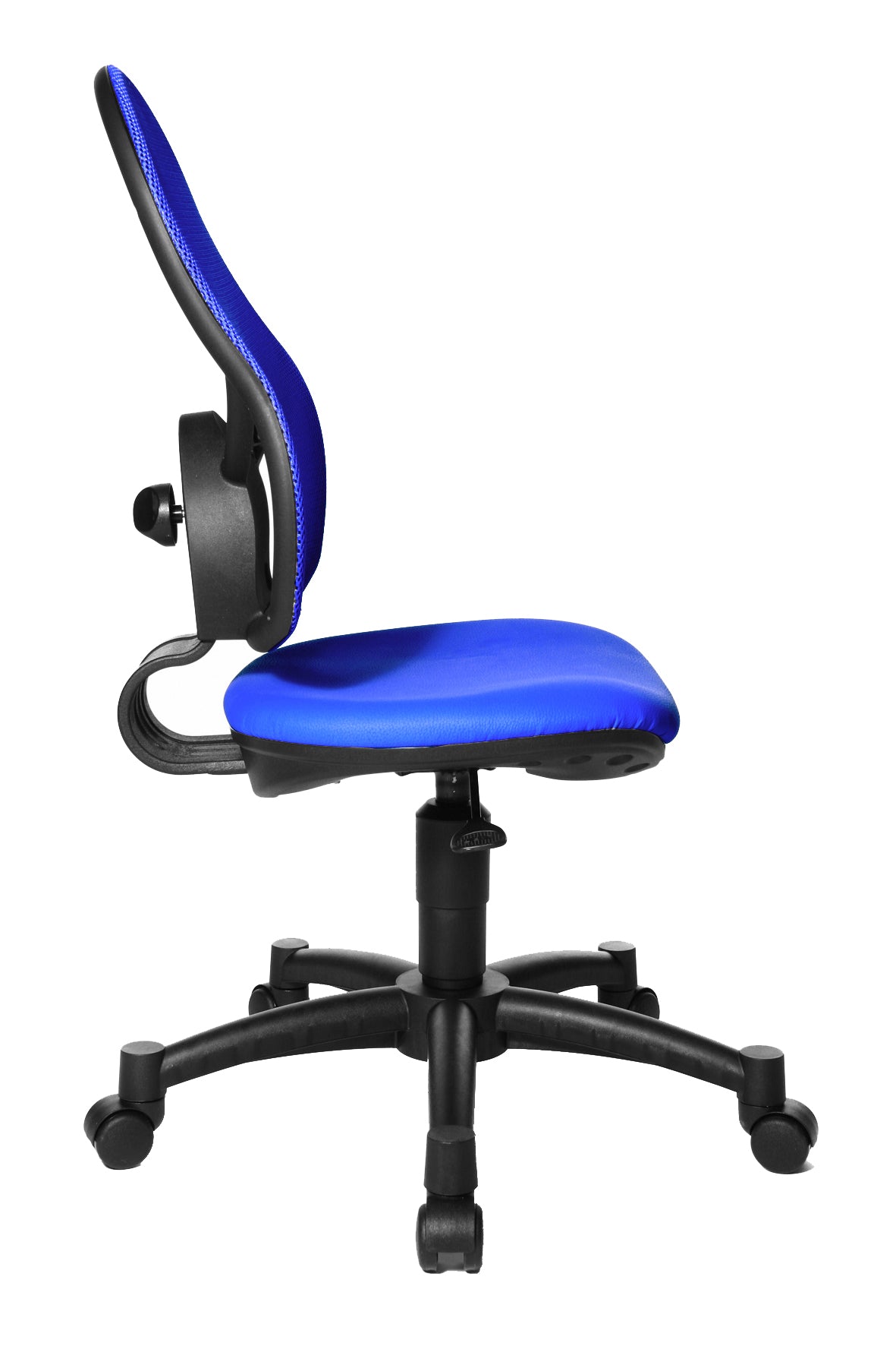 Topstar Open Art Junior Bürodrehstuhl Blau seitliche Ansicht - 6019072