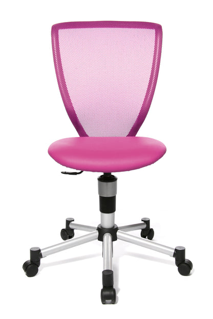 Topstar Titan Junior Bürodrehstuhl Pink mit Netzrücken - 6019073