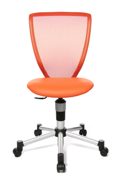 Topstar Titan Junior Bürodrehstuhl Orange mit Netzrücken - 6019076