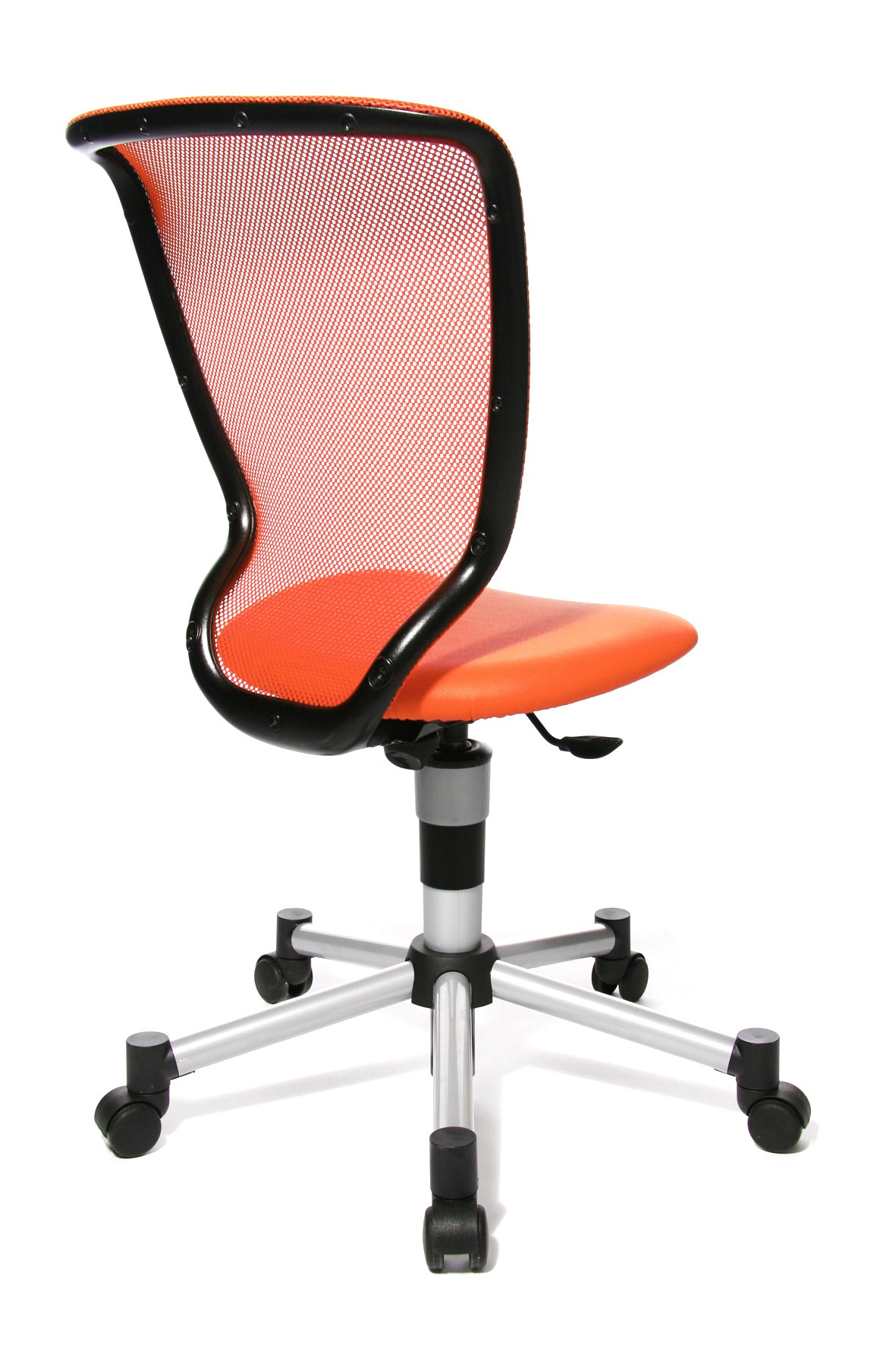 Topstar Titan Junior Bürodrehstuhl Orange seitliche Ansicht von hinten - 6019076