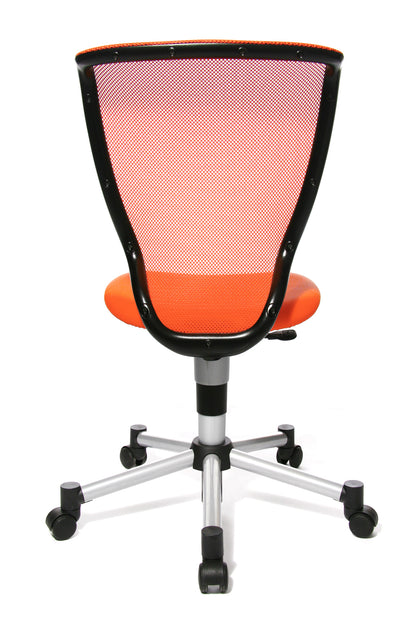 Topstar Titan Junior Bürodrehstuhl Orange Ansicht von hinten - 6019076