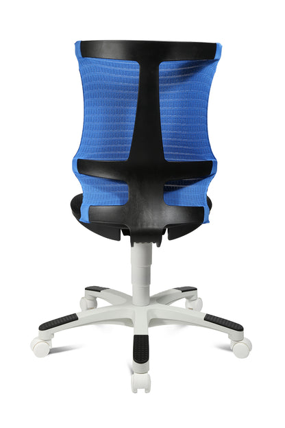 S'Neaker Bürodrehstuhl Blau Ansicht von hinten - 6019080