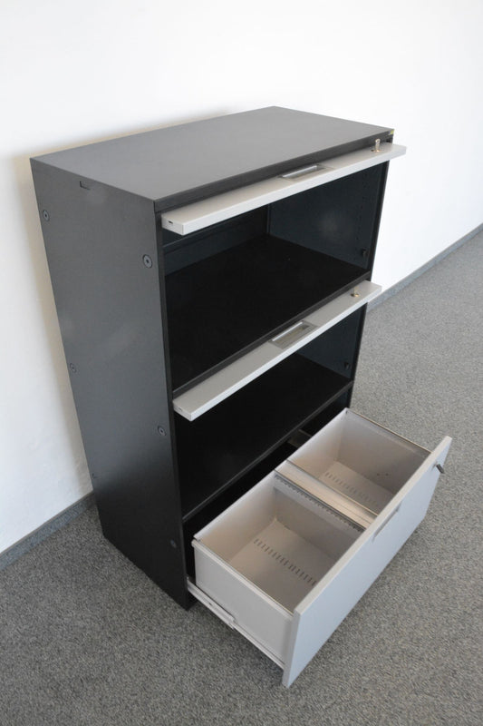 Lista Office Qub Modul-Kombination  mit Hängeregister offen