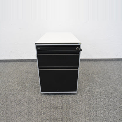 Lista Office Serie L Roll-Korpus in Silbergrau und Schwarz - 6019146