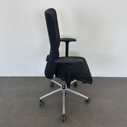Girsberger Presto Bürodrehstuhl mit Fusskreuz Aluminium poliert - 6019219