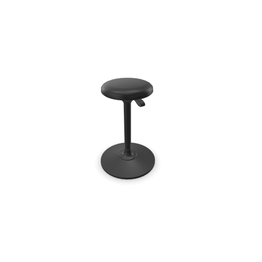 Narbutas Wobby Sitz-Steh-Hocker Gestell Schwarz - Bezug Stoff Schwarz - 6019221