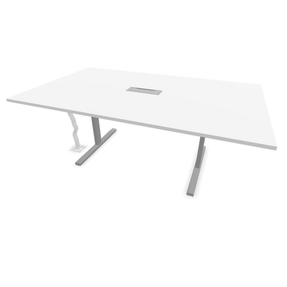 Narbutas T-Easy-2000x1200mm, Gestell Silbergrau, Tischplatte Weiss - 6019700
