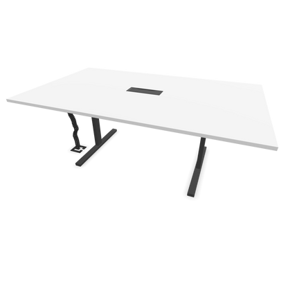 Narbutas T-Easy-2000x1200mm, Gestell Dunkelgrau, Tischplatte Weiss - 6019708