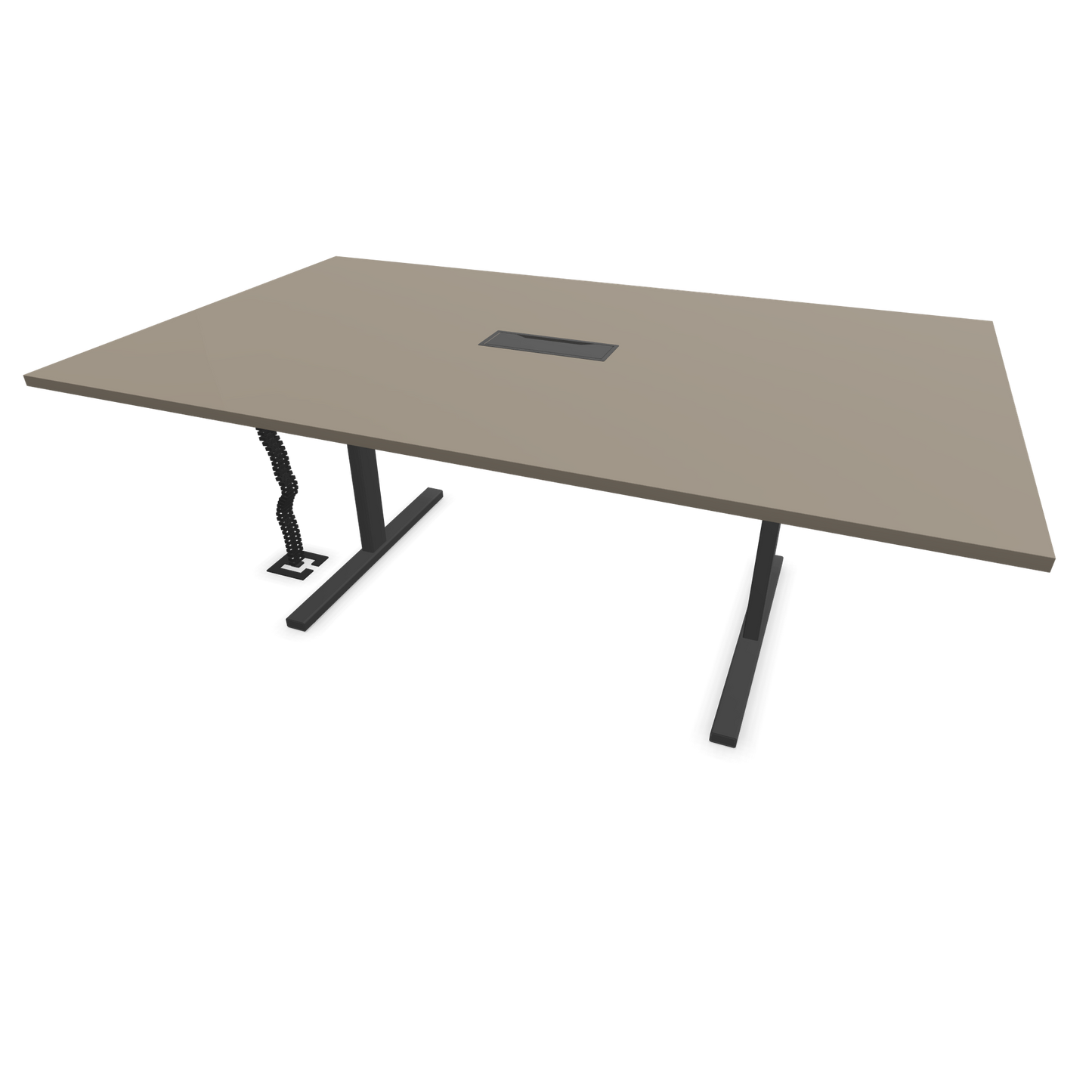 Narbutas T-Easy-2000x1200mm, Gestell Dunkelgrau, Tischplatte Cubanitgrau