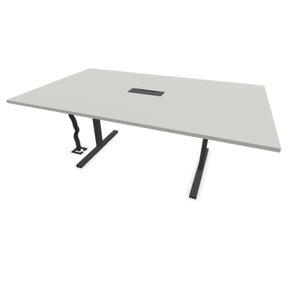 Narbutas T-Easy-2000x1200mm, Gestell Dunkelgrau, Tischplatte Perlgrau - 6019710