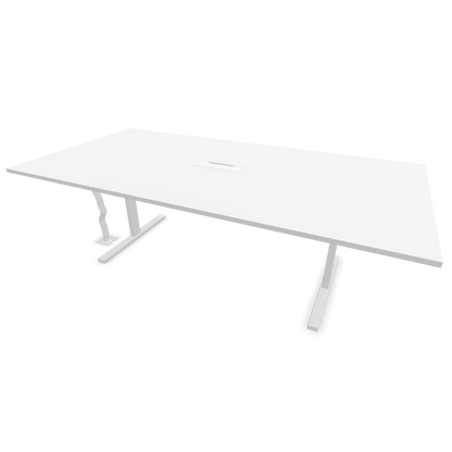 Narbutas T-Easy-2400x1200mm, Gestell Weiss, Tischplatte Weiss - 6019723