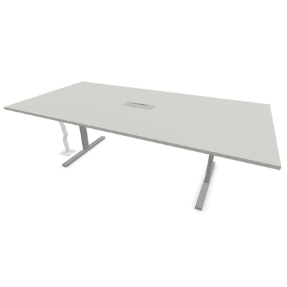 Narbutas T-Easy-2400x1200mm, Gestell Silbergrau, Tischplatte Perlgrau - 6019733