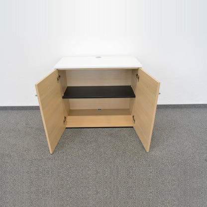 Echo Flügeltür-Aktenschrank Frontansicht mit geöffneten Türen - 6019831