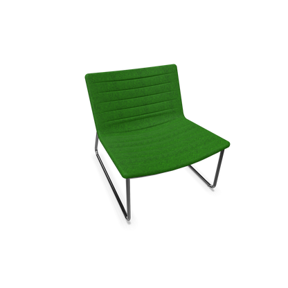 Narbutas Vegas Lounge Chair - gesteppt - Grün melange - 6019838