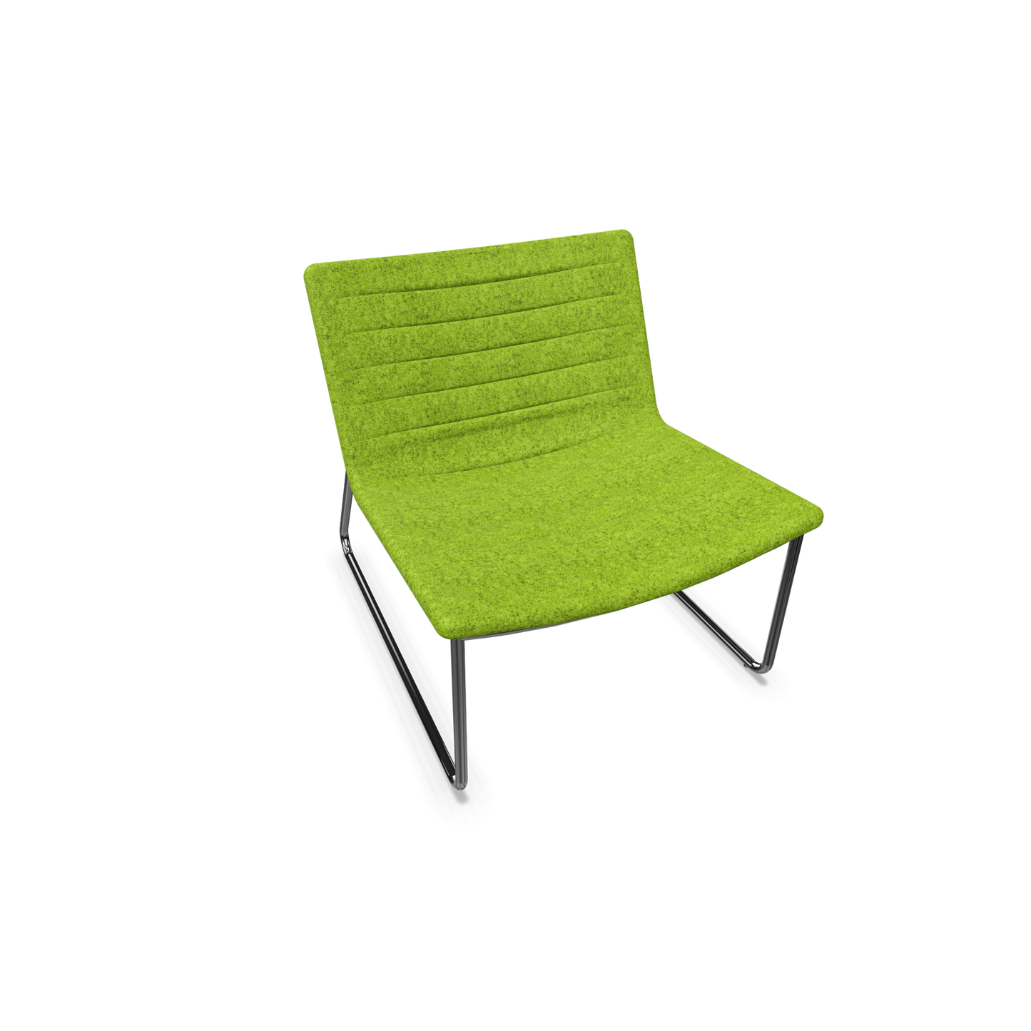 Narbutas Vegas Lounge Chair - gesteppt - Hellgrün melange - 6019841