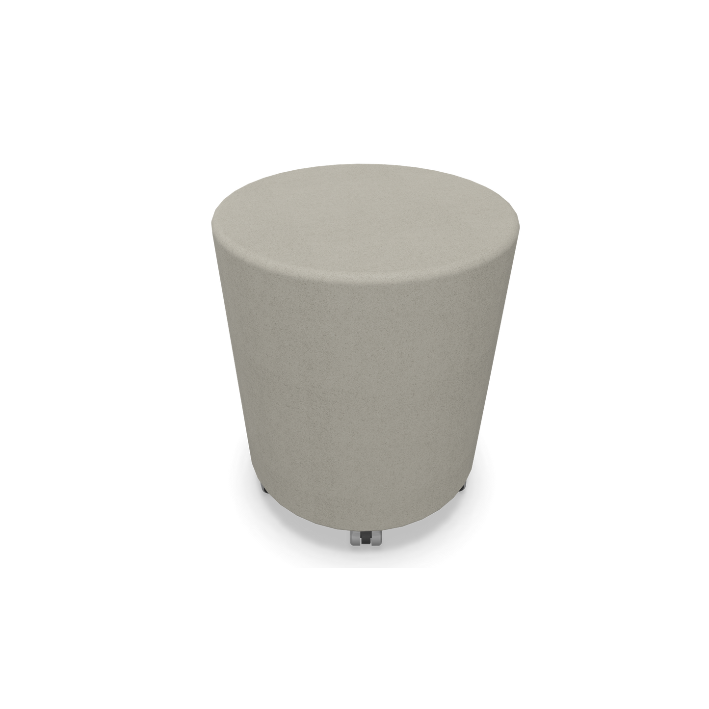 Narbutas Giro Roll-Hocker 400mm rund - 490mm hoch - Stoffbezug Cappucino - 6019883