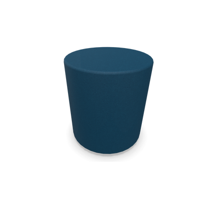 Narbutas Giro Hocker 400mm rund - 450mm hoch - Stoffbezug Blau - 6019914
