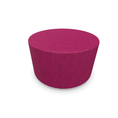 Narbutas Giro Hocker 600mm rund - 350mm hoch - Stoffbezug Brombeere melange - 6019919