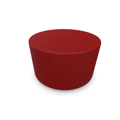 Narbutas Giro Hocker 600mm rund - 350mm hoch - Stoffbezug Rot melange - 6019934