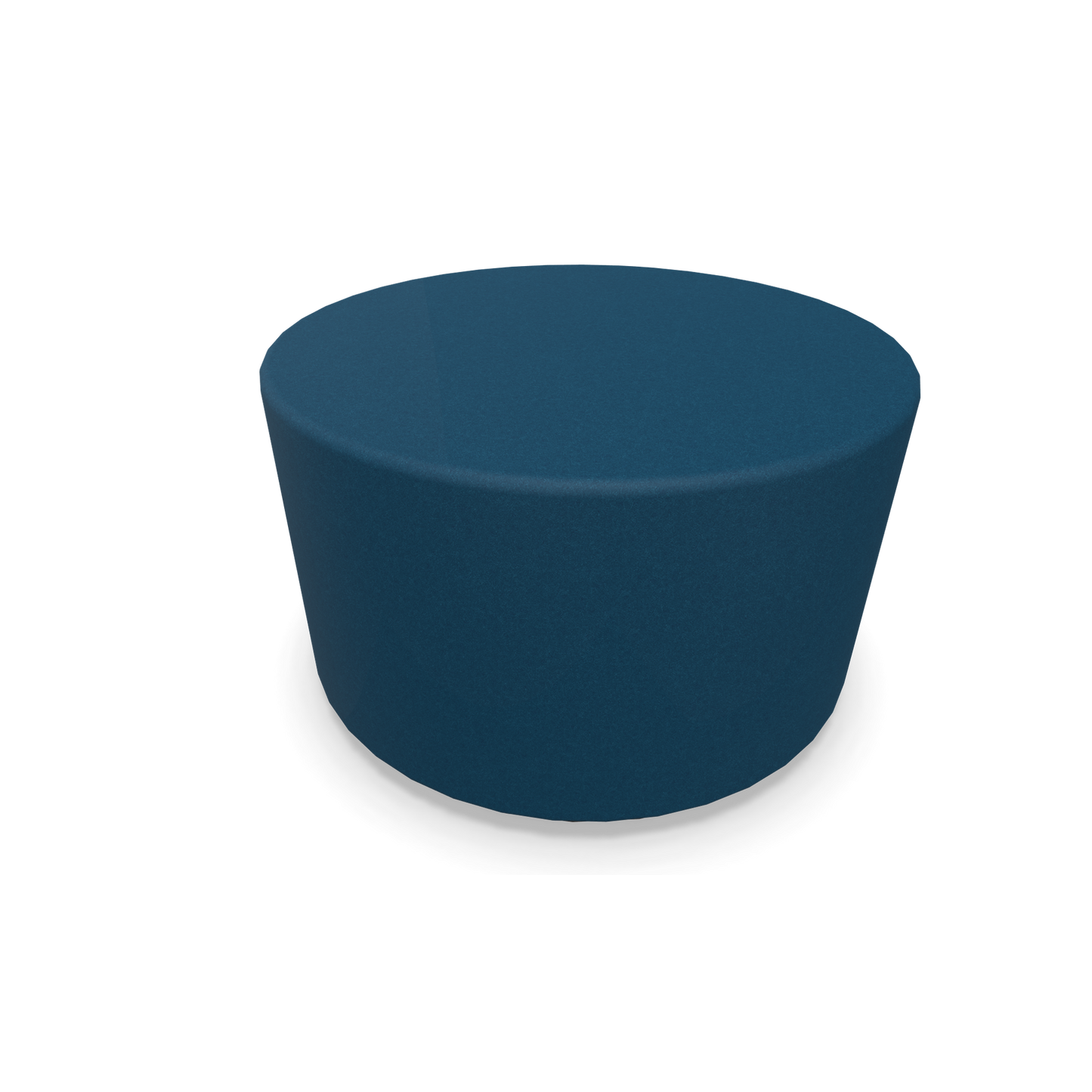 Narbutas Giro Hocker 600mm rund - 350mm hoch - Stoffbezug Blau - 6019935